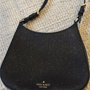 Kate Spade Black Sparkle Shoulder Bag